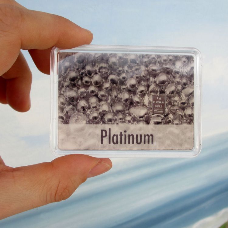 1g Platin als Geschenk